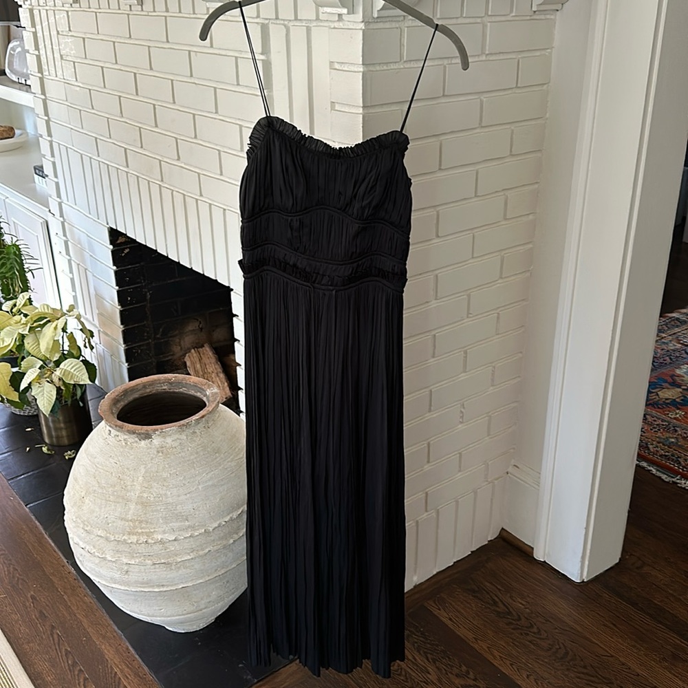 Ulla Johnson Neveah Silk Dress Black